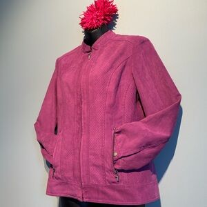 Conrad C Faux Suede Jacket